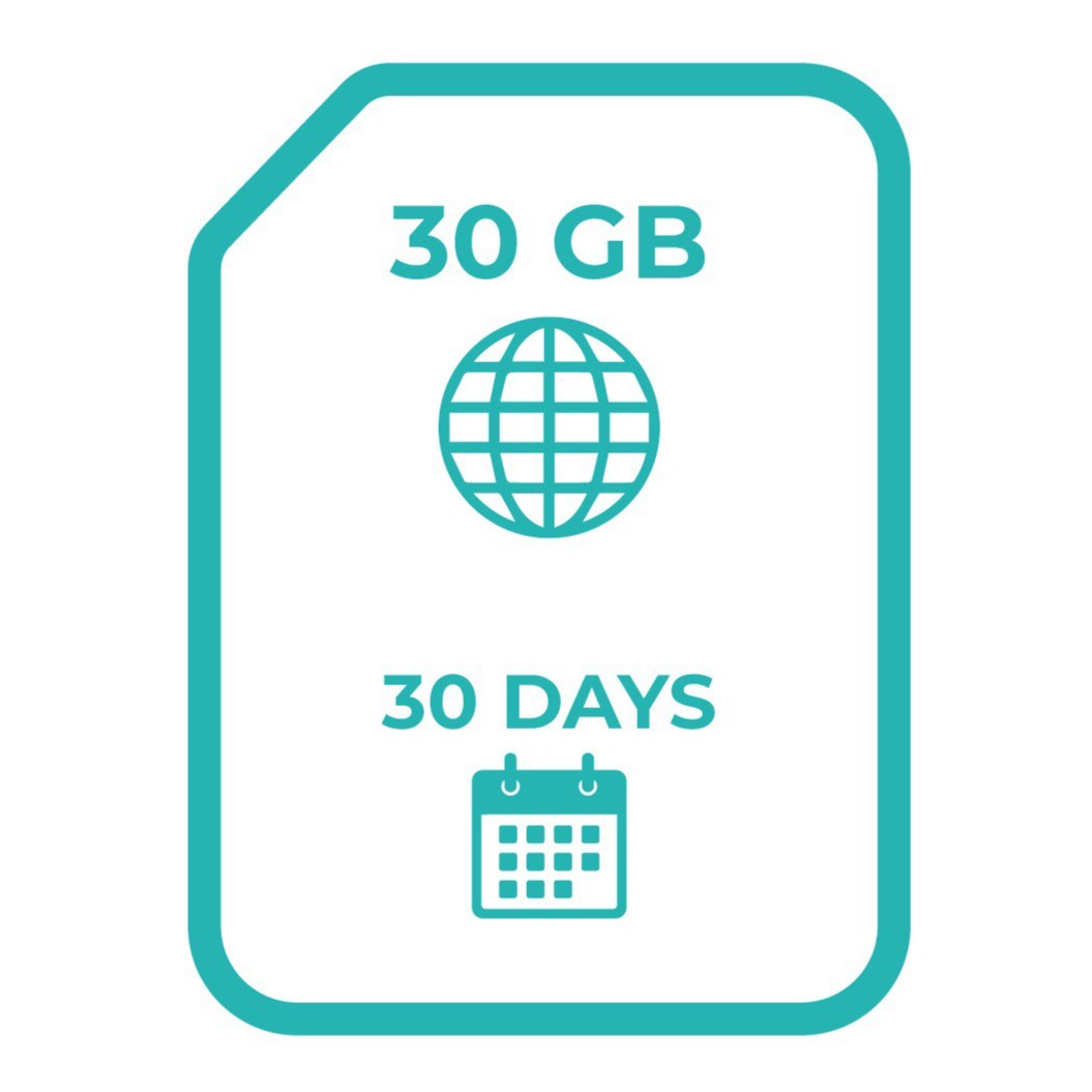 30GB de Datos| 30 dias | Red 4G